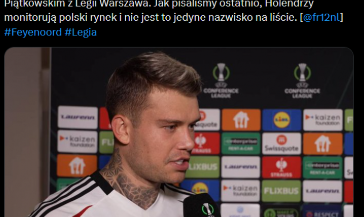 HIT! Gigant z Holandii chce PIŁKARZA LEGII! O.o